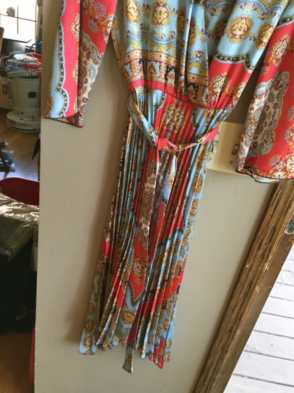 Zara Maxi Dress With Pleated Skirt - Picture 2 of 5